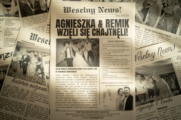 Gazeta weselna z Dworku Wiktoria